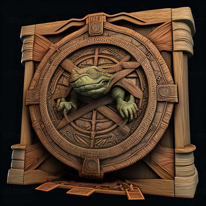 3D model Teenage Mutant Ninja Turtles Portal Power game (STL)